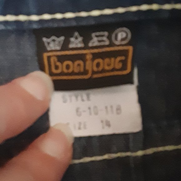 1980's Vintage BonJour Pleated Taper Leg High Rise Mom Jeans - Picture 10 of 13